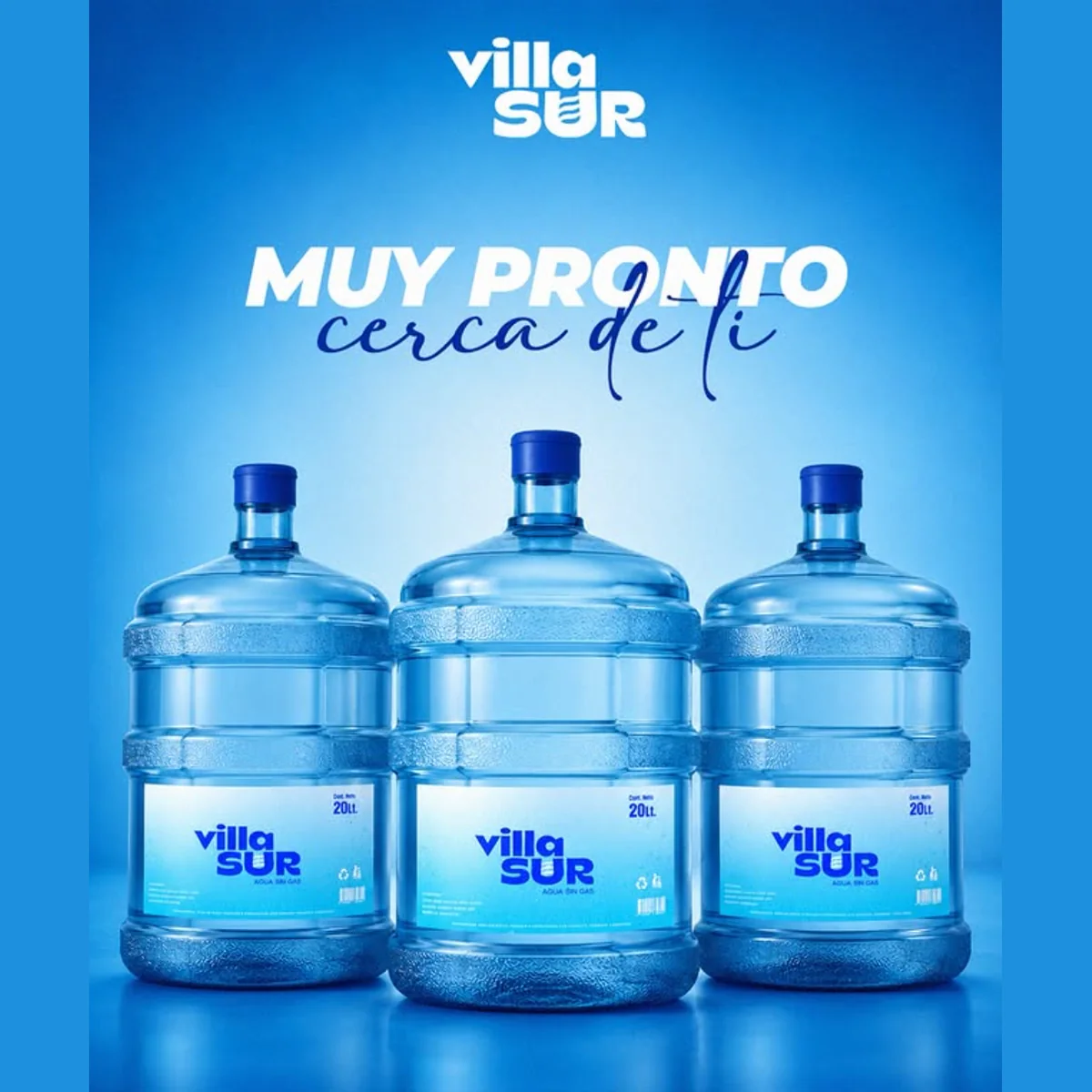 Bidón 20 litros — Agua Villa Sur