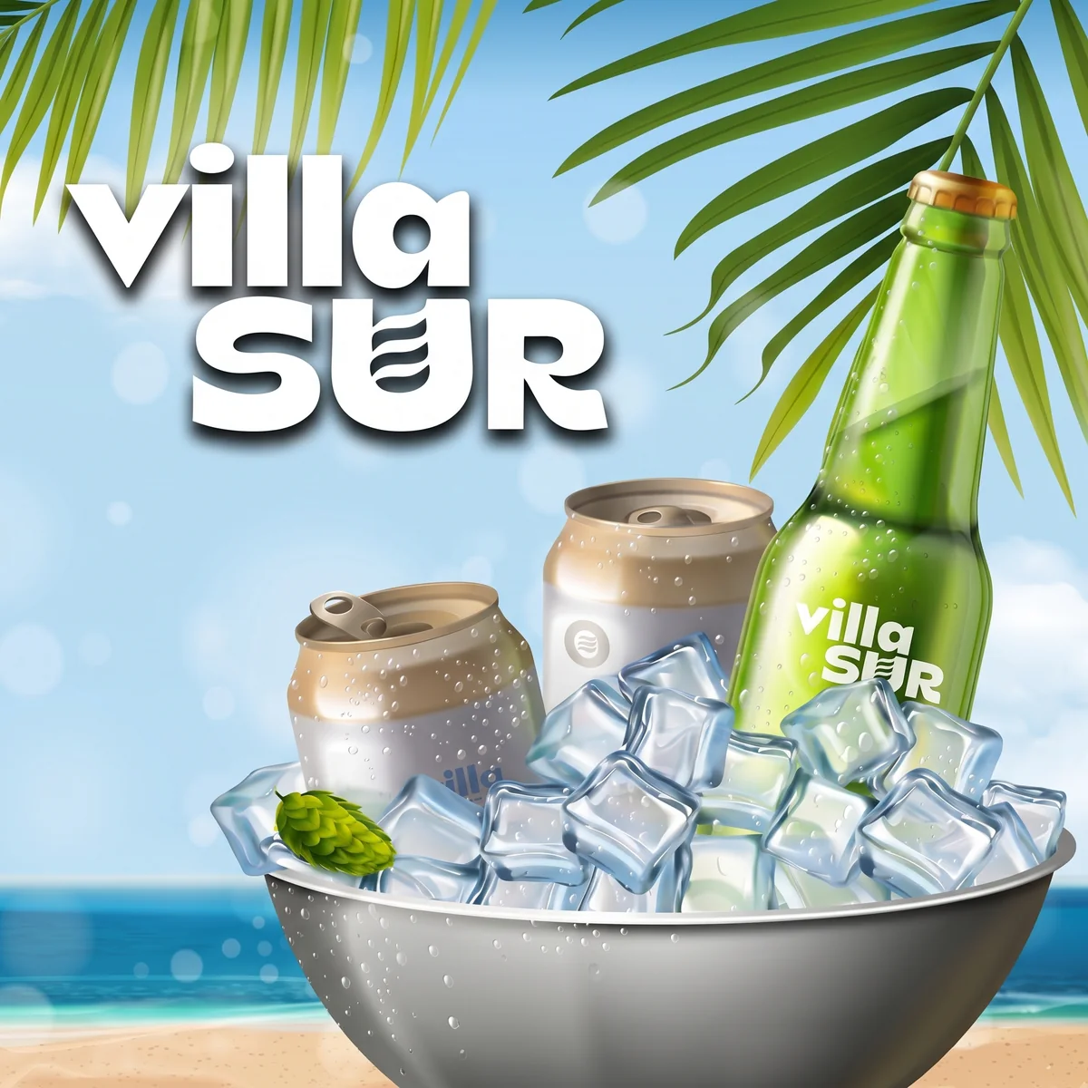 Hielo en cubos — Agua Villa Sur