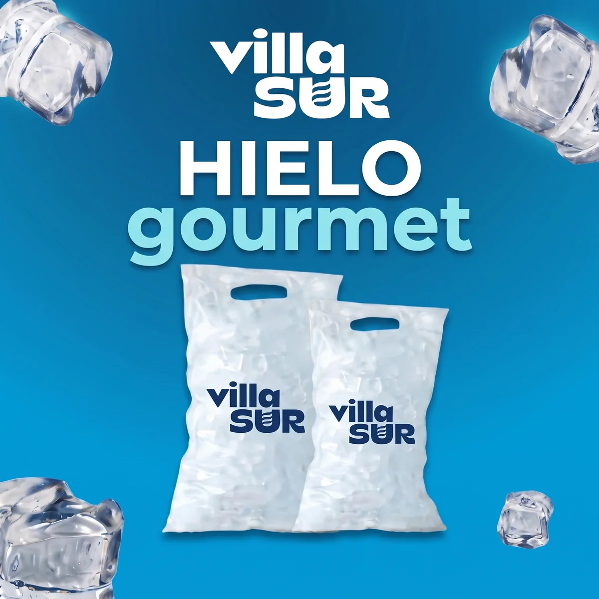 Hielo gourmet — Agua Villa Sur